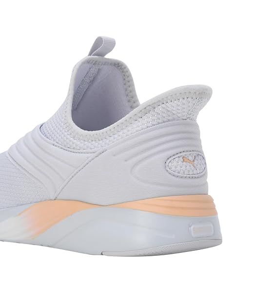 PUMA Women, Softride Sophia2 Slip-On Wns, Silver Mist-Peach Fizz, Running Shoe, 3UK