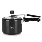 Pigeon by Stovekraft Titanium Induction Base Inner Lid Hard Anodised Aluminium Pressure Cooker, 5 litres, Black