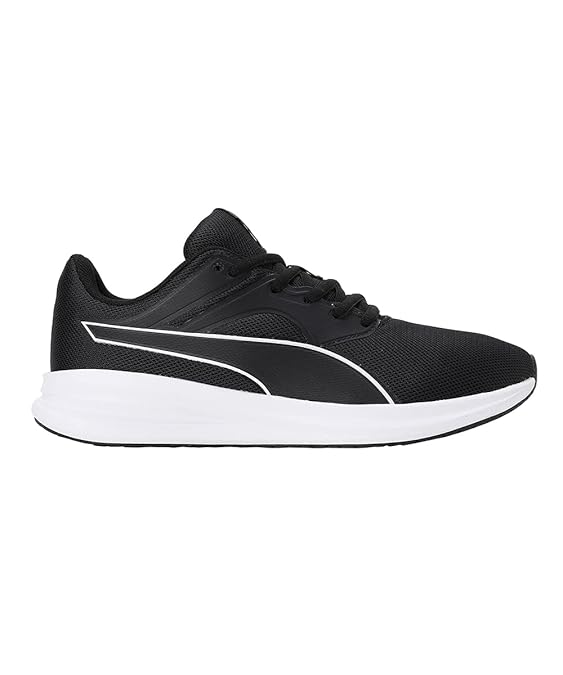 Puma Unisex-Child Transport Jr Sneaker ( Black- White , 6 )
