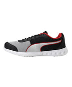 PUMA | Cario Block Men's Running Shoe | High Risk Red-Black-Silver | 8UK