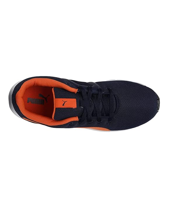 Puma Men Bruten Peacoat-Vibrant Orange-White Walking Shoe - 6 UK
