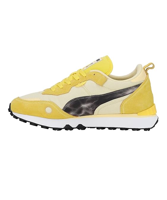 Puma Unisex-Adult Rider Fv Pikachu Casual Shoe (  Empire Yellow-Pale Lemon , 8 UK )