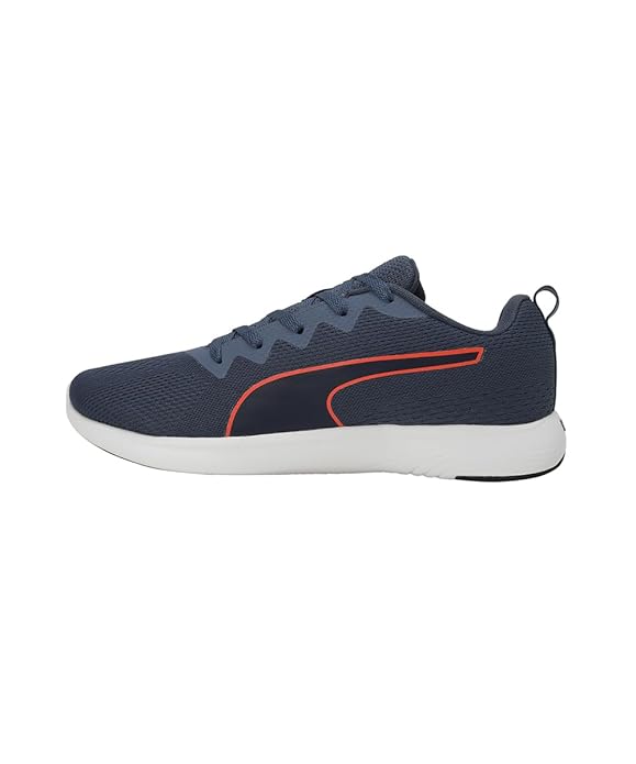 PUMA | SOFTRIDE Vital Engineered Mesh Men's Running Shoes | Inky Blue-Persian Blue-Hot Heat | 7UK