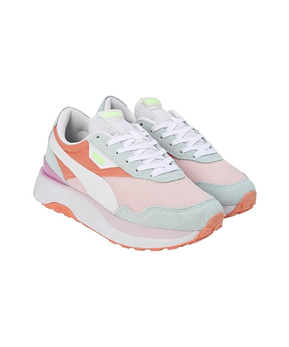 Puma Womens Cruise Rider Silk Road WN's Nitro Blue-White-Chalk Pink Sneaker - 3 UK