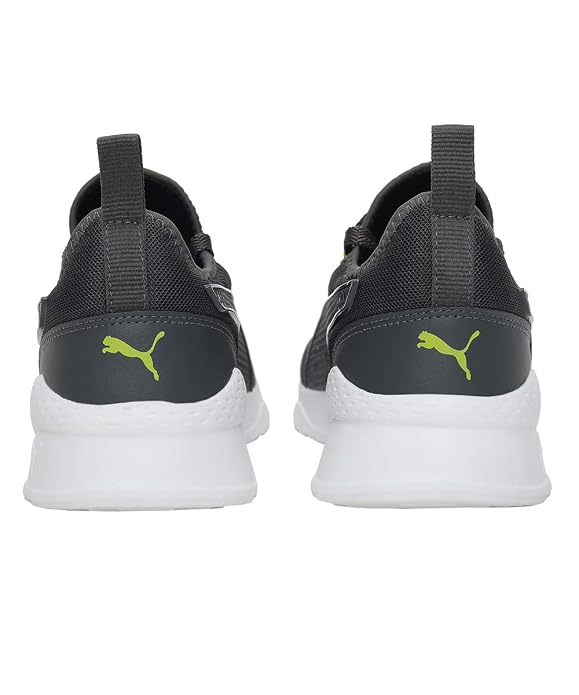 PUMA Unisex Crafty Sneakers Dark Shadow-Limepunch - 10