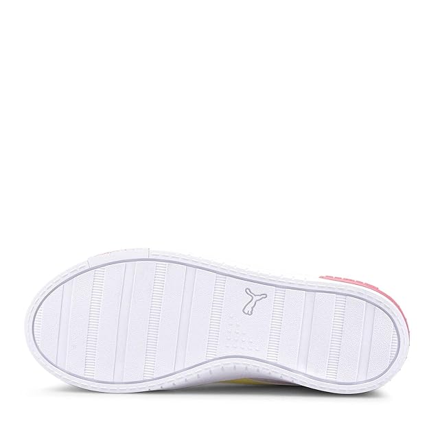 PUMA Jada Blend Puma White-Soft Fluo Yellow 4 UK