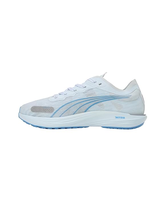 Puma Womens Liberate Nitro 2 WN's ICY Blue-Silver-Regal Blue Running Shoe - 4 UK