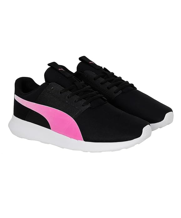 Puma Mens Grail Puma Black-Luminous Pink Walking Shoe-6 UK