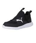 Puma unisex-child Fun Racer Slip On PS Puma Black-Puma White Sneaker - 12 UK