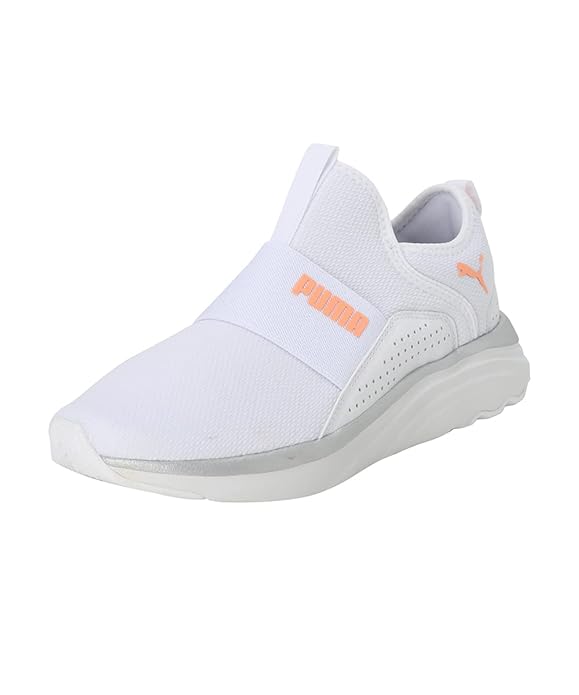 PUMA softride Sophia Slip-On Womens Sports Shoes ( White , 3.5 )