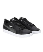 Puma Womens Smash WNS v2 Mono Black-Dark Shadow-White Sneaker - 3 UK