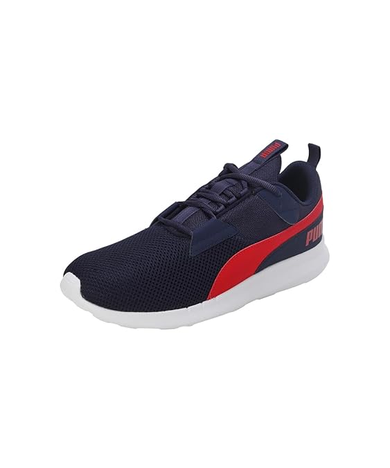 PUMA Men, Player IDP, New Navy-High Risk Red-White, Sneaker, 7UK