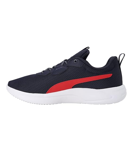 Puma Unisex-Adult Resolve Smooth Peacoat-High Risk Red Running Shoe - 6 UK