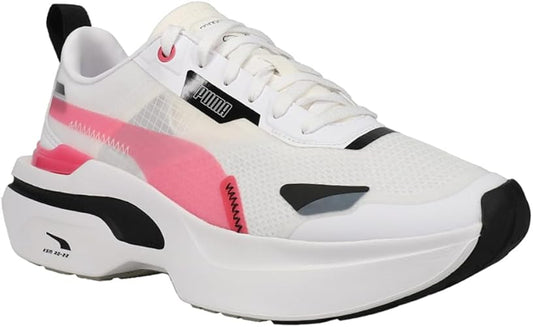 Puma Womens Kosmo Rider Shoes (Puma White/Sunset Pink , 4 UK )
