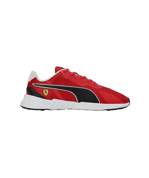 PUMA Unisex-Adult Ferrari Tiburion Black-White Sneaker - 11UK