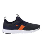 Puma Mens Flex Hype Peacoat-Vibrant Orange Running Shoe - 8 UK