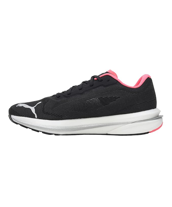 Puma Women, Velocity Nitro Wns Running Shoe (Black-Ignite Pink , 4 UK )