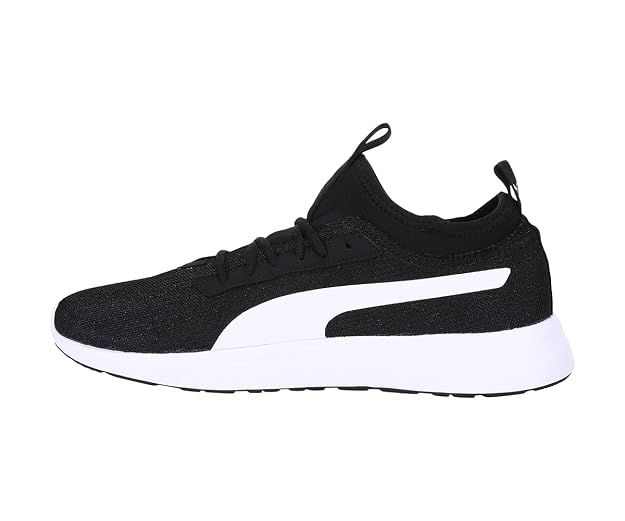 Puma Men Clasp Running Shoe ( Black , 7 )