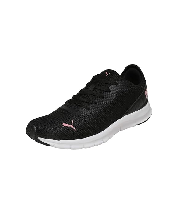 PUMA | Hustle V2 Women's Sneakers | Black-Peony | 8UK