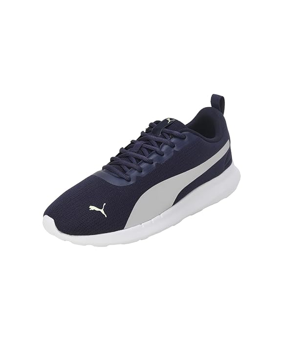 Puma Mens Fireball V1 New Navy-Silver-Fizzy Apple Sneaker - 9UK