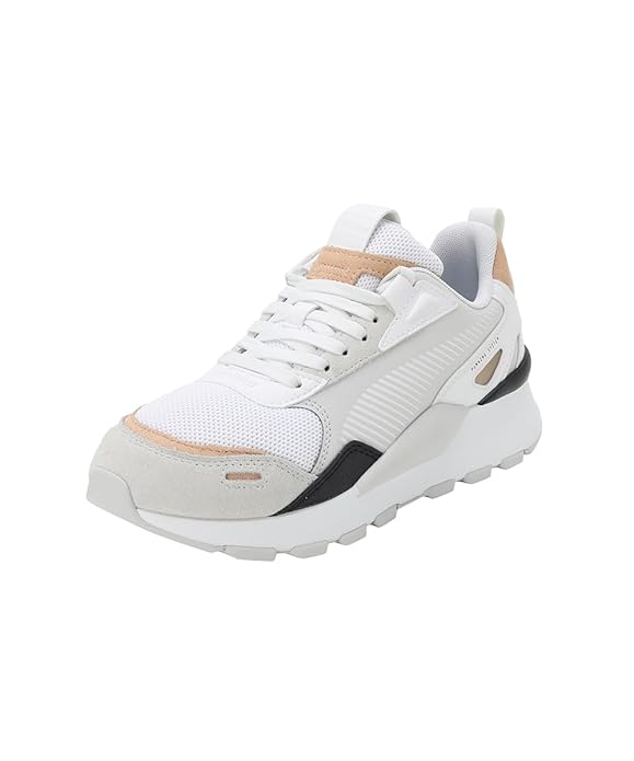Puma Womens RS 3.0 Soft WNS White-Feather Gray Sneaker - 4 UK
