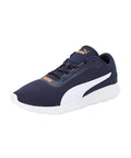 Puma Mens Volant, New Navy-White-Vibrant Orange, Sneaker - 11UK