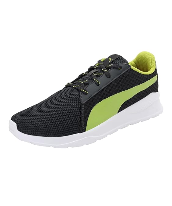 Puma Unisex Adult Hampton Sneaker ( Dark Shadow-Limepunch , 6 UK )