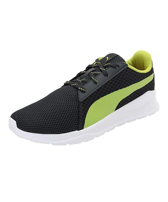 Puma Unisex-Adult Hampton Dark Shadow-Limepunch Walking Shoe- 8 UK