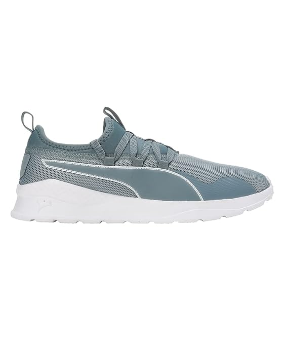 PUMA Mens Manor V2, Quarry-High Rise-White, Sneaker - 9UK