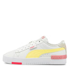 PUMA Jada Blend Puma White-Soft Fluo Yellow 4 UK