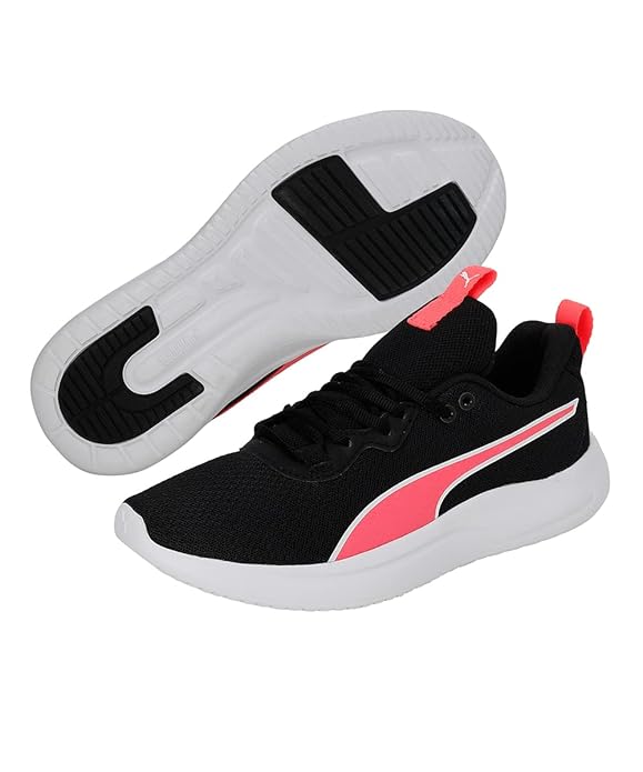 PUMA Unisex-Adult Resolve Modern Black-Sunset Glow Walking Shoe - 3 UK