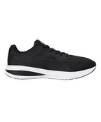 Puma Unisex-Adult Transport Black-High Risk Red Walking Shoe - 6 UK