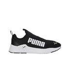 PUMA Unisex-Adult Wired Rapid Black-White-Fast Yellow Sneaker - 10 UK