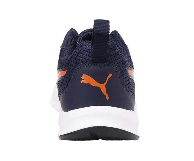 Puma Mens Whisk Peacoat-Vibrant Orange Running Shoe - 6 UK