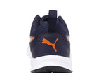 Puma Mens Whisk Peacoat-Vibrant Orange Running Shoe - 6 UK
