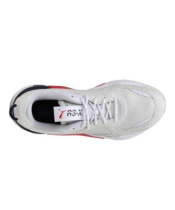 Puma unisex-adult RS-X Pop Marshmallow-Poppy Red Sneaker - 3 UK