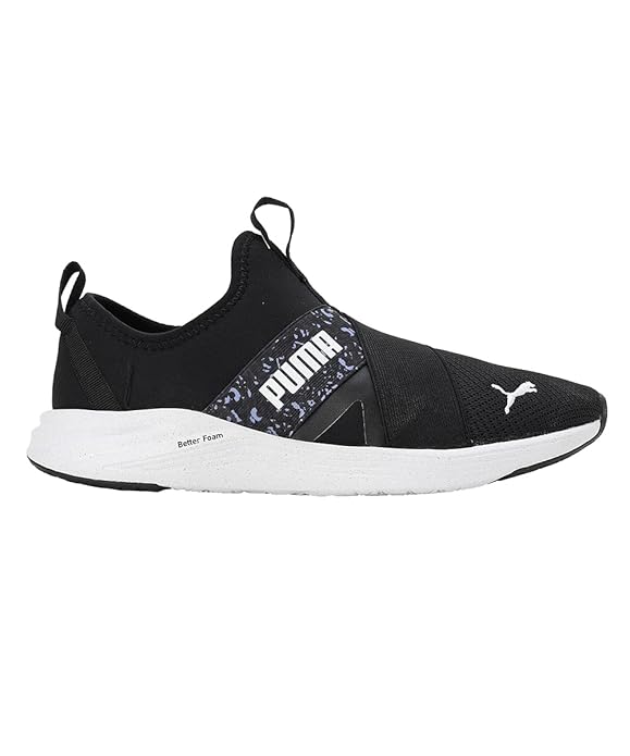 Puma Womens Better Foam Prowl Slip Flor Training Shoe ( Black-Intense Lavender-White , 4 UK )