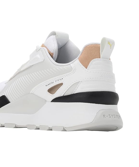 Puma Womens RS 3.0 Soft WNS White-Feather Gray Sneaker - 4 UK