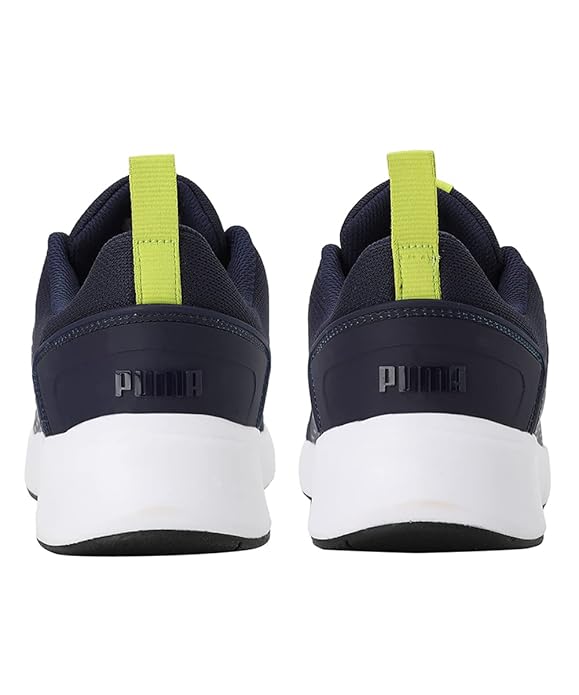 Puma Mens Riot Peacoat-Limepunch Sneaker - 10 UK