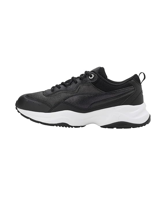 PUMA Womens Cilia Regent Romance Flat Dark Gray-Black-Silver Sneaker - 4 UK
