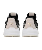 PUMA Womens Fier Nitro Lthr Wns Black Sneaker - 5UK