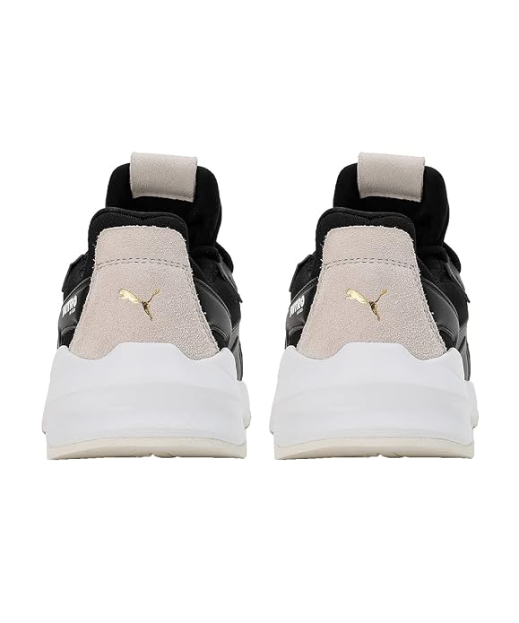 PUMA Womens Fier Nitro Lthr Wns Black Sneaker - 5UK
