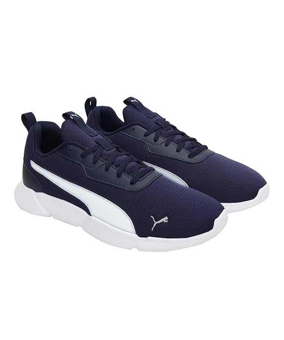Puma Unisex-Adult Flair 2, Peacoat-White, Running Shoe - 8UK