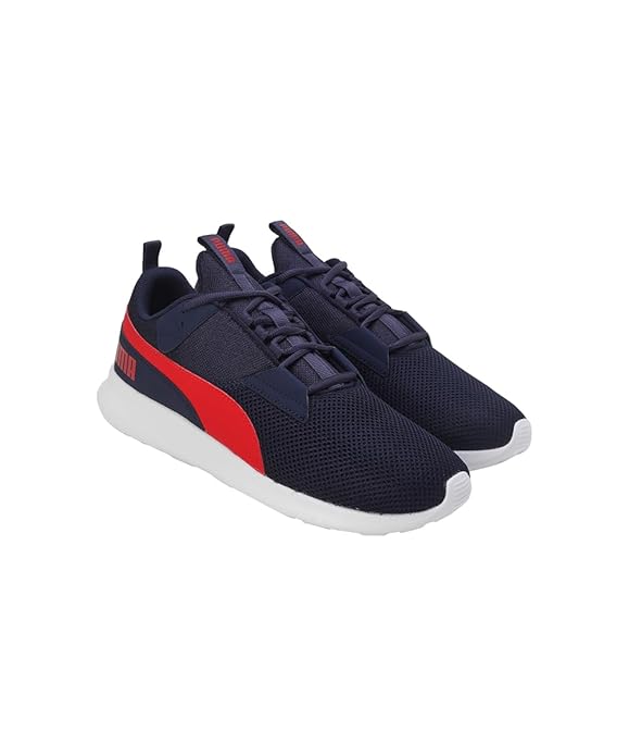 PUMA Men, Player IDP, New Navy-High Risk Red-White, Sneaker, 7UK