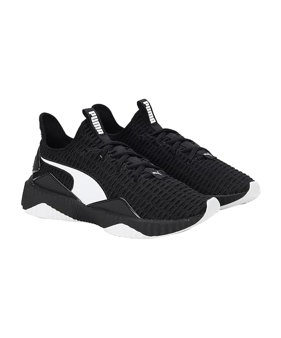 PUMA Womens Defy Wn's Black-White Training Shoe - 3UK