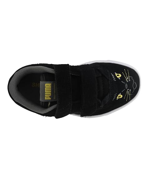 Puma Unisex-Child Ralph Sampson Animals V PS Puma Black-Super Lemon Sneaker (11 Children)
