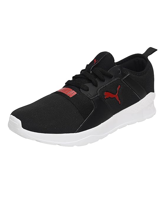 Puma Unisex-Adult Harold Sneaker ( Black-High Risk Red , 10 )