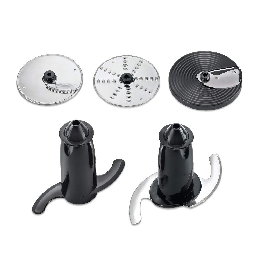 Prestige Partner Food Processor, 1000 Watt, Black and Silver