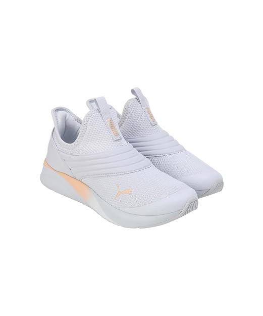PUMA Women, Softride Sophia2 Slip-On Wns, Silver Mist-Peach Fizz, Running Shoe, 3UK