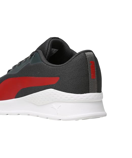 Puma Mens Wembley Dark Shadow-High Risk Red Sneaker- 6 UK